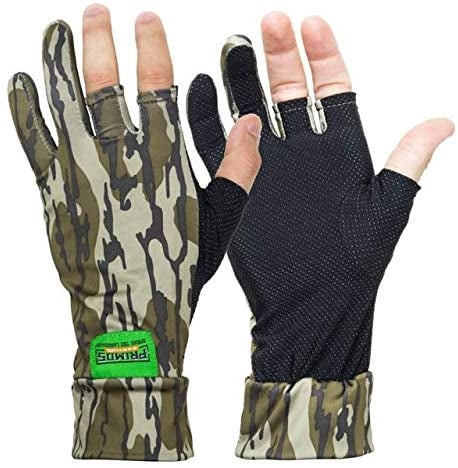 Primos Stretch fingerless gloves MO bottomland
