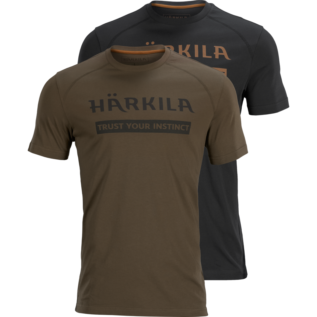 Härkila T-shirt met Härkila-logo, 2-pack